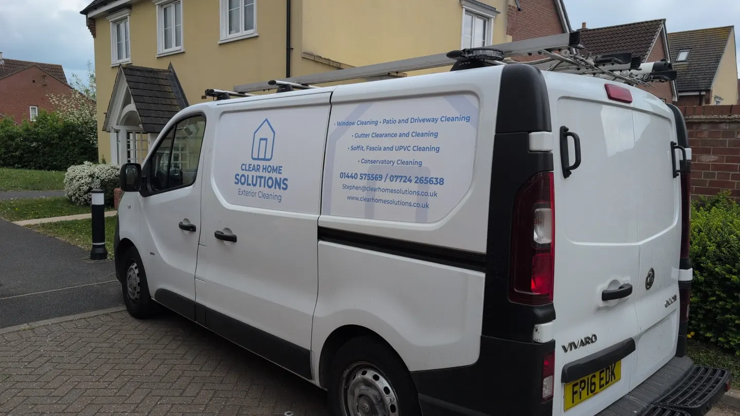 Clear Home Solutions branded van